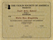 VSA certificate for playability