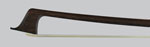Model Gaulard, stick swarzia, silver mounted, head